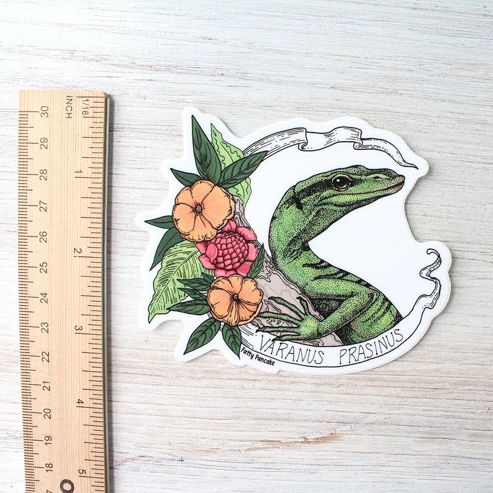 Banner del monitor del árbol esmeralda Pegatina