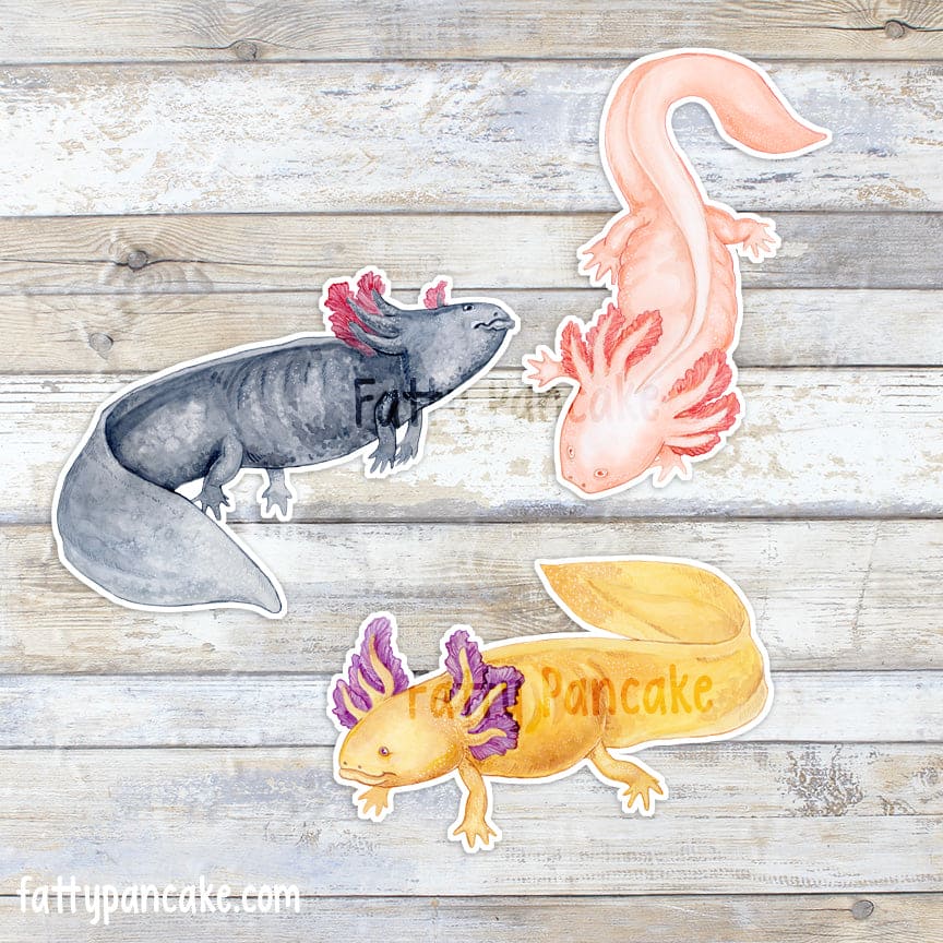 Wholesale - Axolotl Sticker Pack