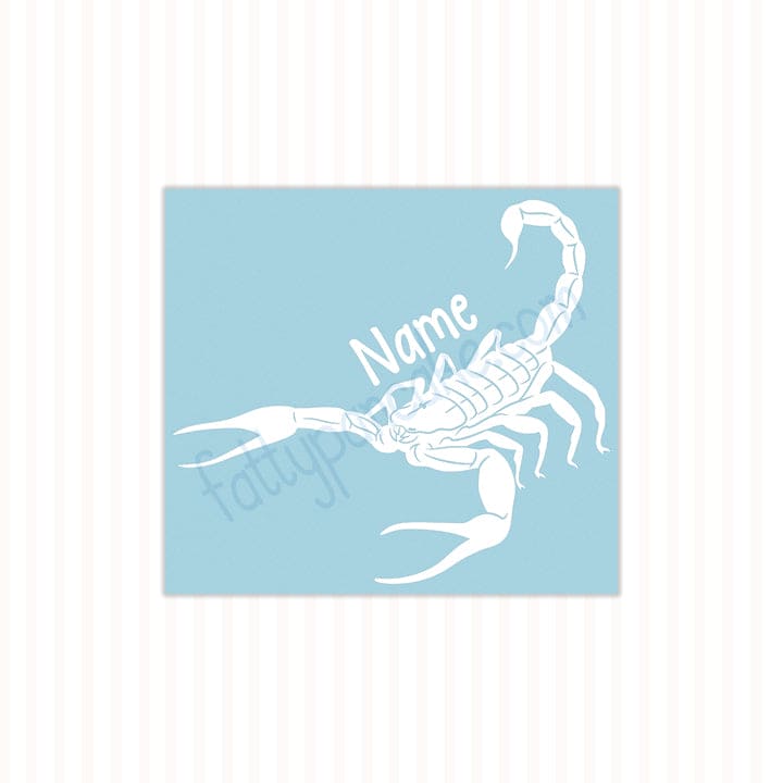 Calcomanía de escorpión Deathstalker, calcomanía de vinilo impermeable, lindo regalo de reptil