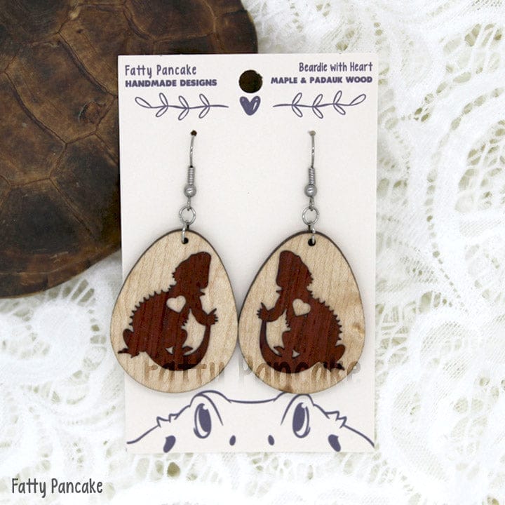 Bearded on sale dragon earrings