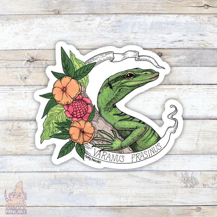 Banner del monitor del árbol esmeralda Pegatina