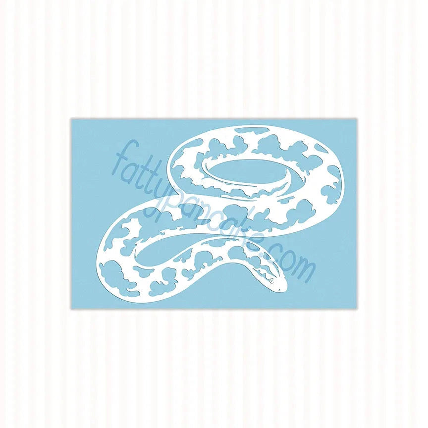 Sand Boa Decal, Waterproof Vinyl Decal, Cute Snake Reptile Gift