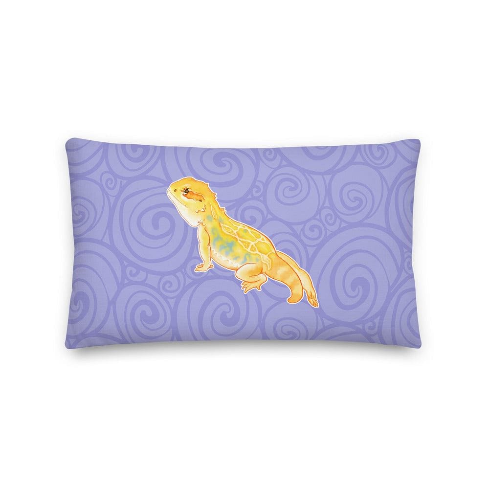 Sexy Leg Bearded Dragon, Cute Reptile  Rectangular Pillow