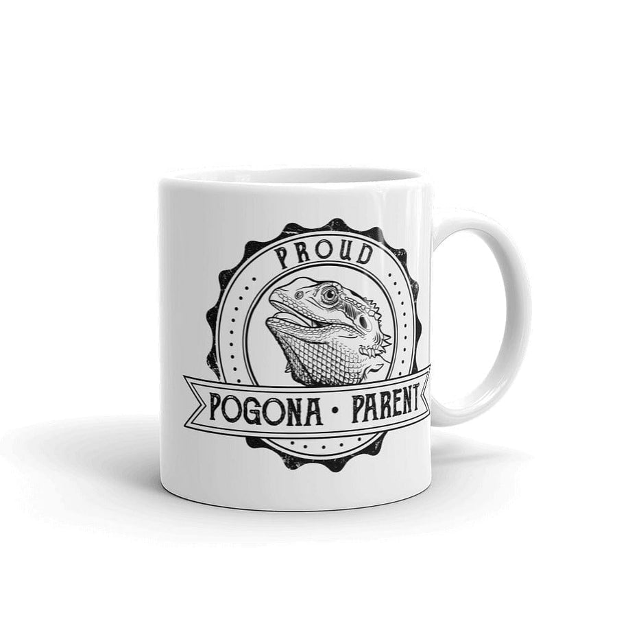 Proud Pogona Parent, Bearded Dragon Mug - Fatty Pancake