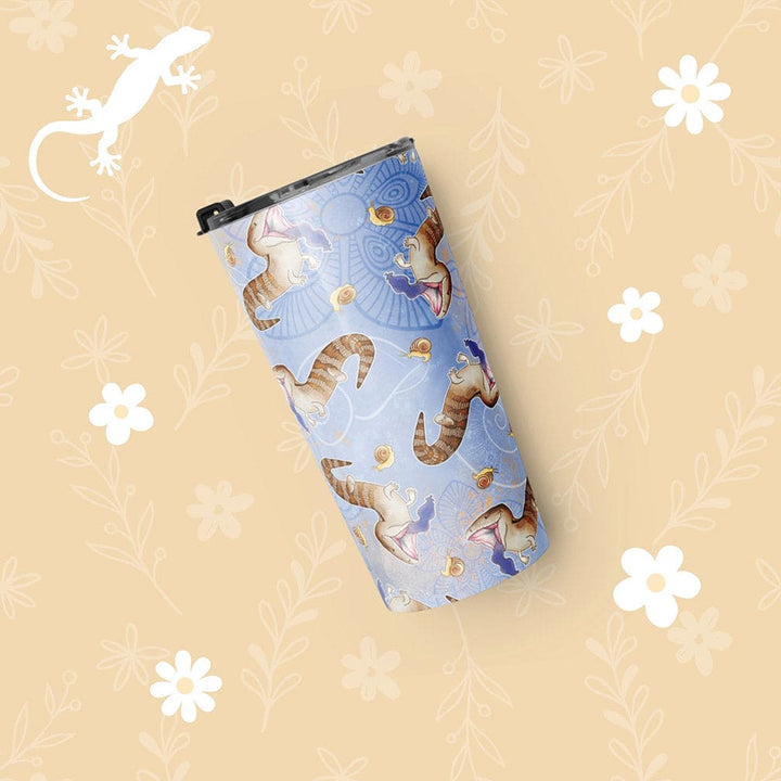 Blue Tongue Skink Tumbler - Tapered Stainless Steel Drinkware