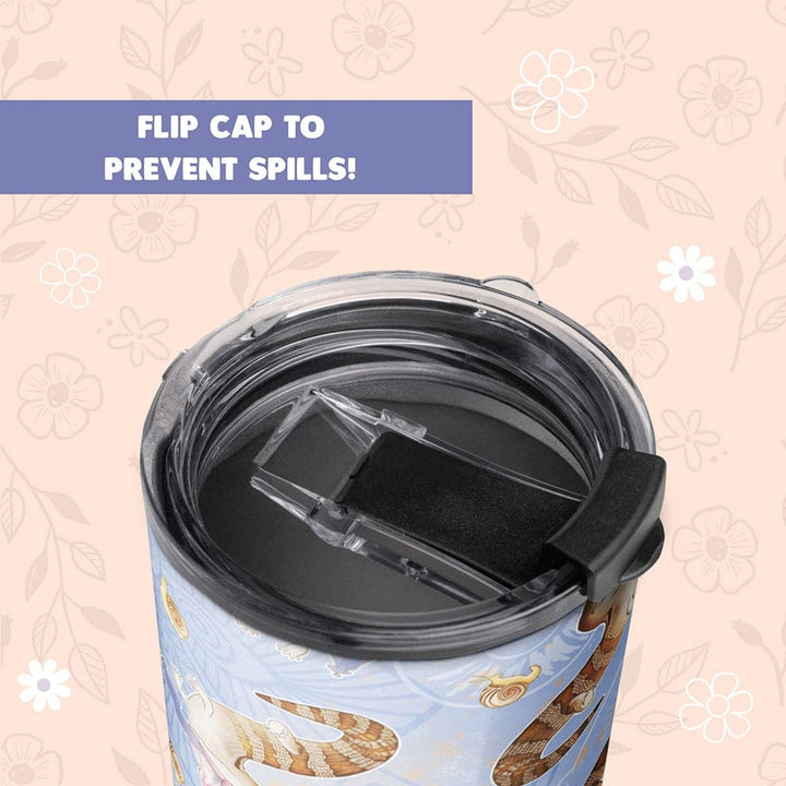 Blue Tongue Skink Tumbler - Tapered Stainless Steel Drinkware