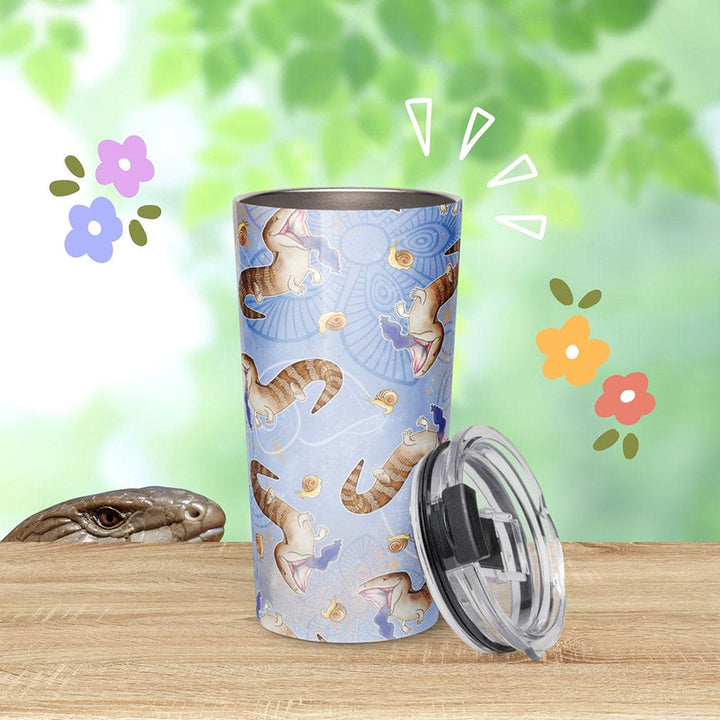 Blue Tongue Skink Tumbler - Tapered Stainless Steel Drinkware
