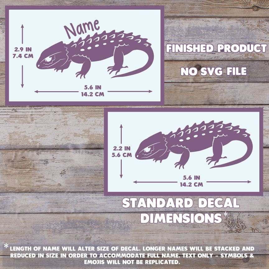 Red Eyed Crocodile Skink Decal, Waterproof Vinyl Decal, Cute Reptile Gift