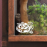 Ball Python Customizable Decal, Waterproof Reptile Vinyl Decal, Cute S ...