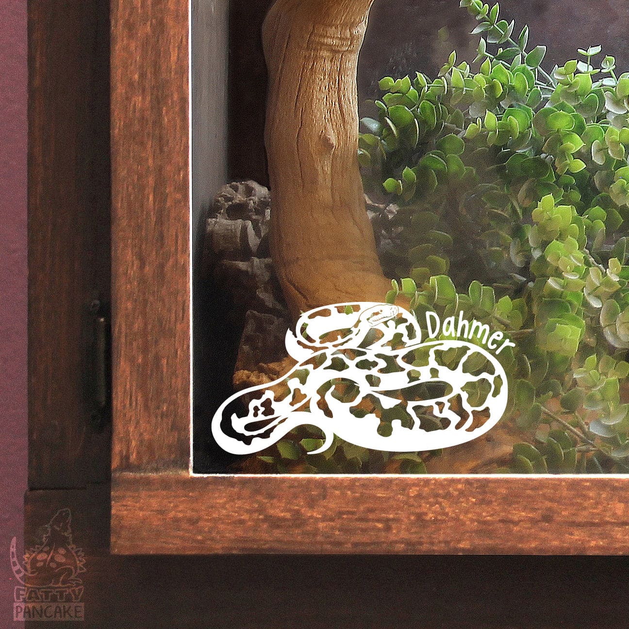 Burmese Python Decal, Waterproof Vinyl Decal, Cute Snake Reptile Gift ...