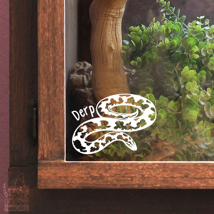 Sand Boa Decal, Waterproof Vinyl Decal, Cute Snake Reptile Gift