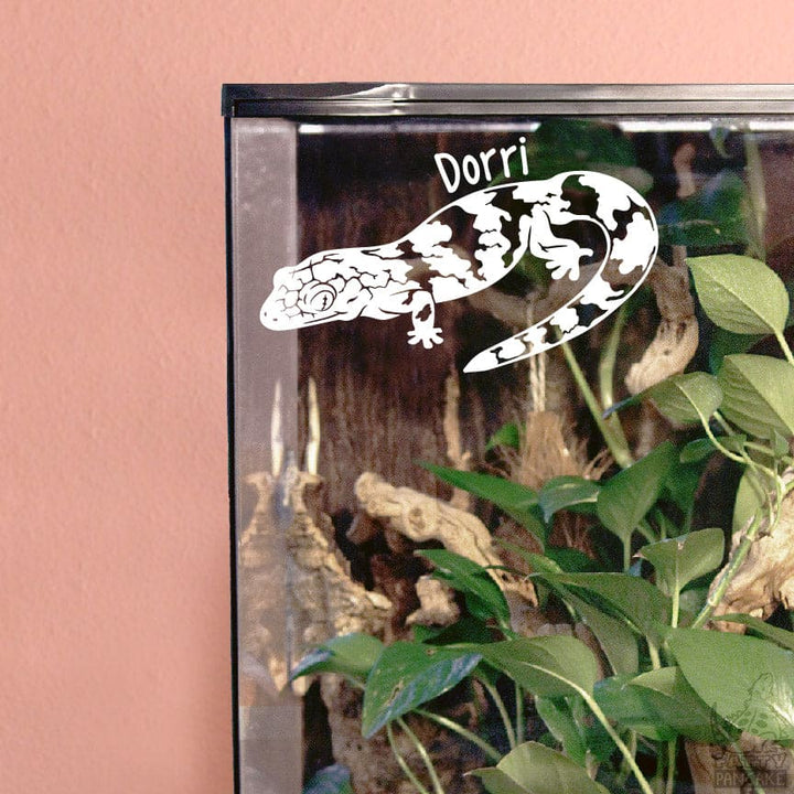 Chameleon Gecko Vinyl Decal, Cute Reptile Gift