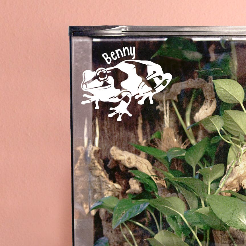 Amazon Milk Frog, Waterproof Vinyl Decal, Cute Amphibian Gift