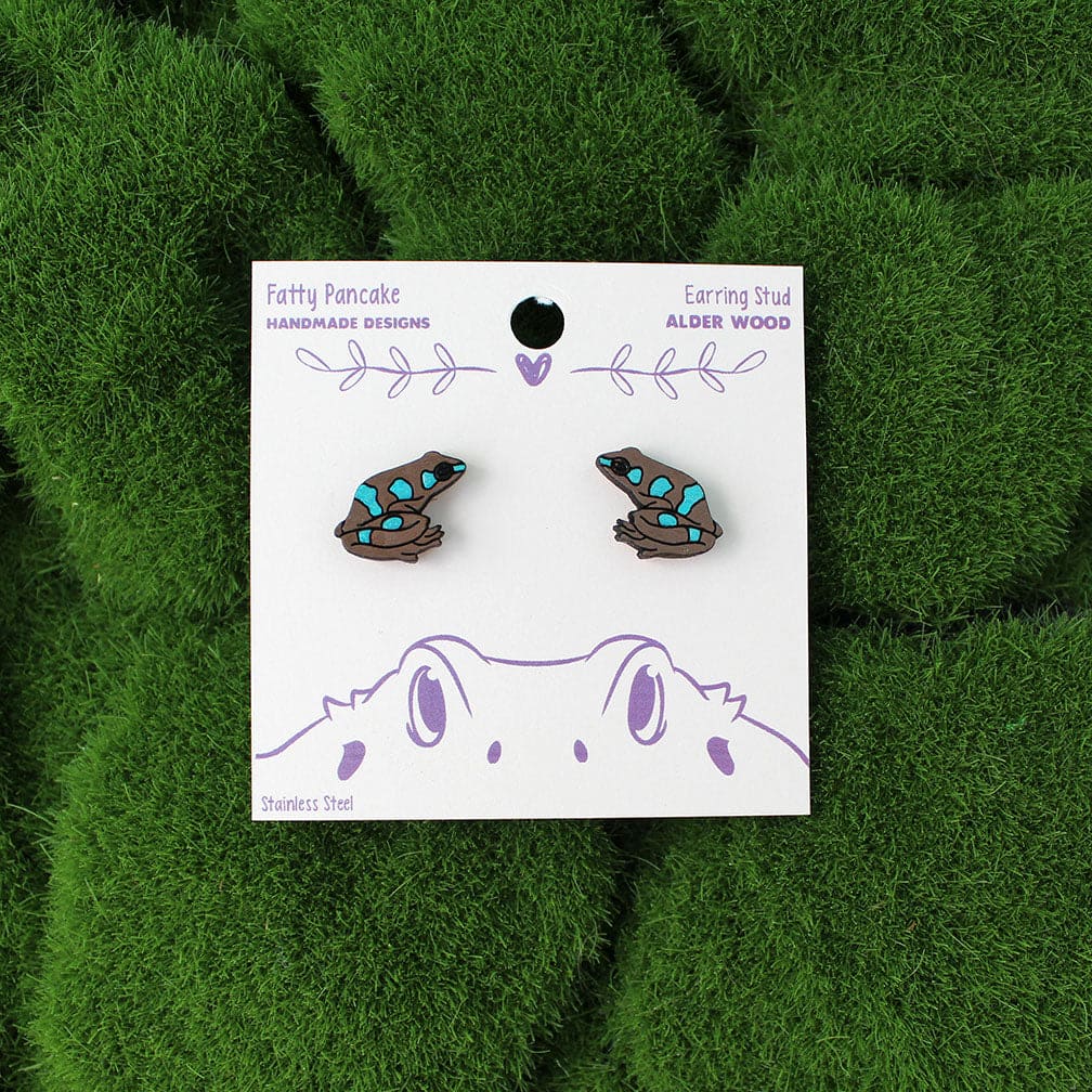 Pendientes de rana dardo venenoso