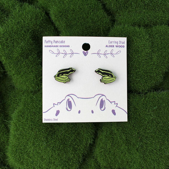 Pendientes de rana dardo venenoso