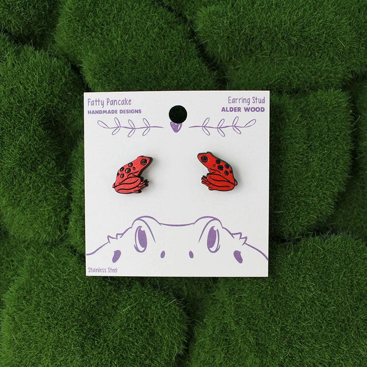 Pendientes de rana dardo venenoso