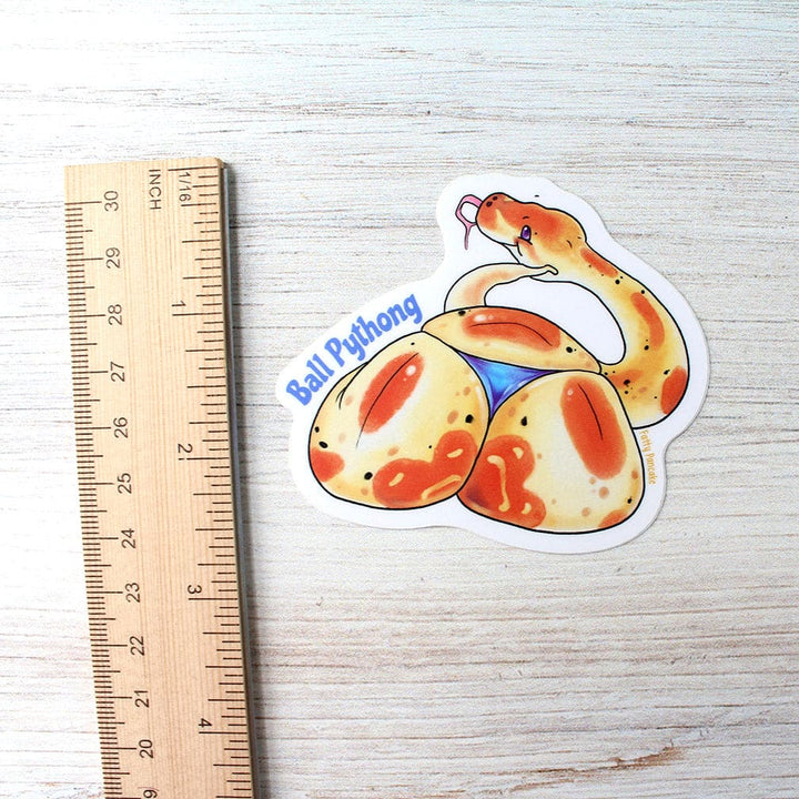 Ball Pythong Silly Python Sticker