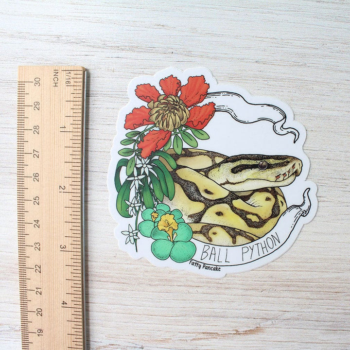 Ball Python Banner Sticker