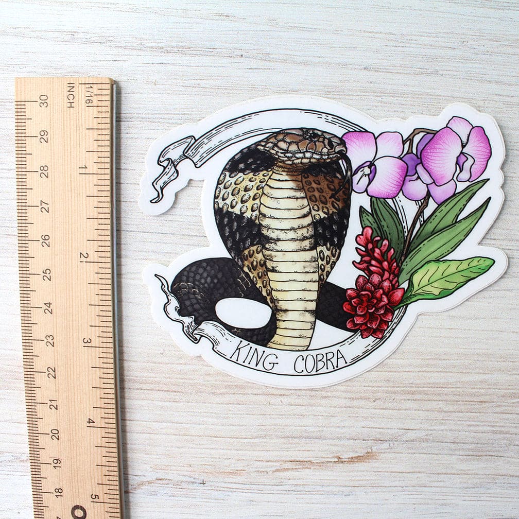 King Cobra Banner Sticker