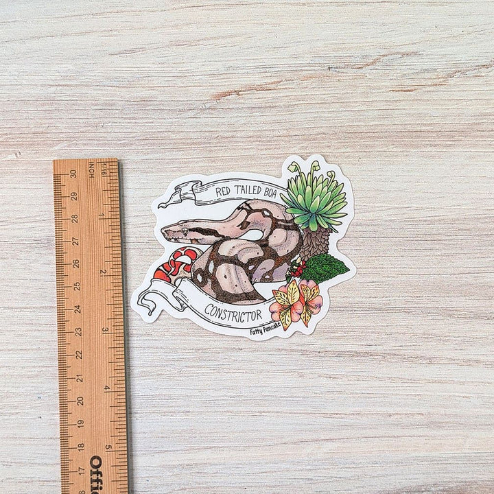 Red Tailed Boa Constrictor Sticker – Snake Vinyl Sticker