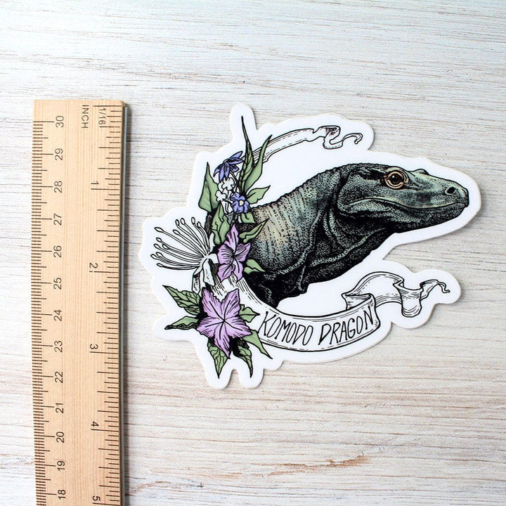 Komodo Dragon Banner Sticker