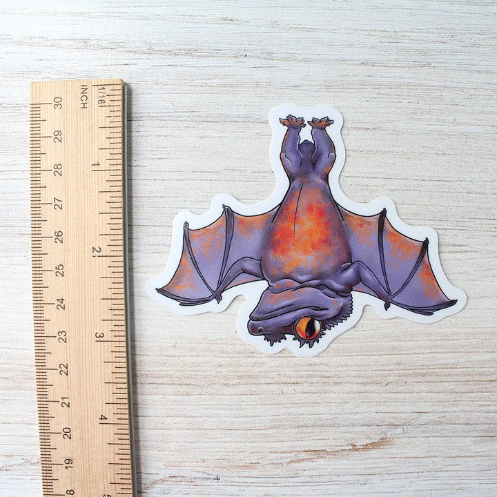 I'm a Bat Crested Gecko Halloween Sticker