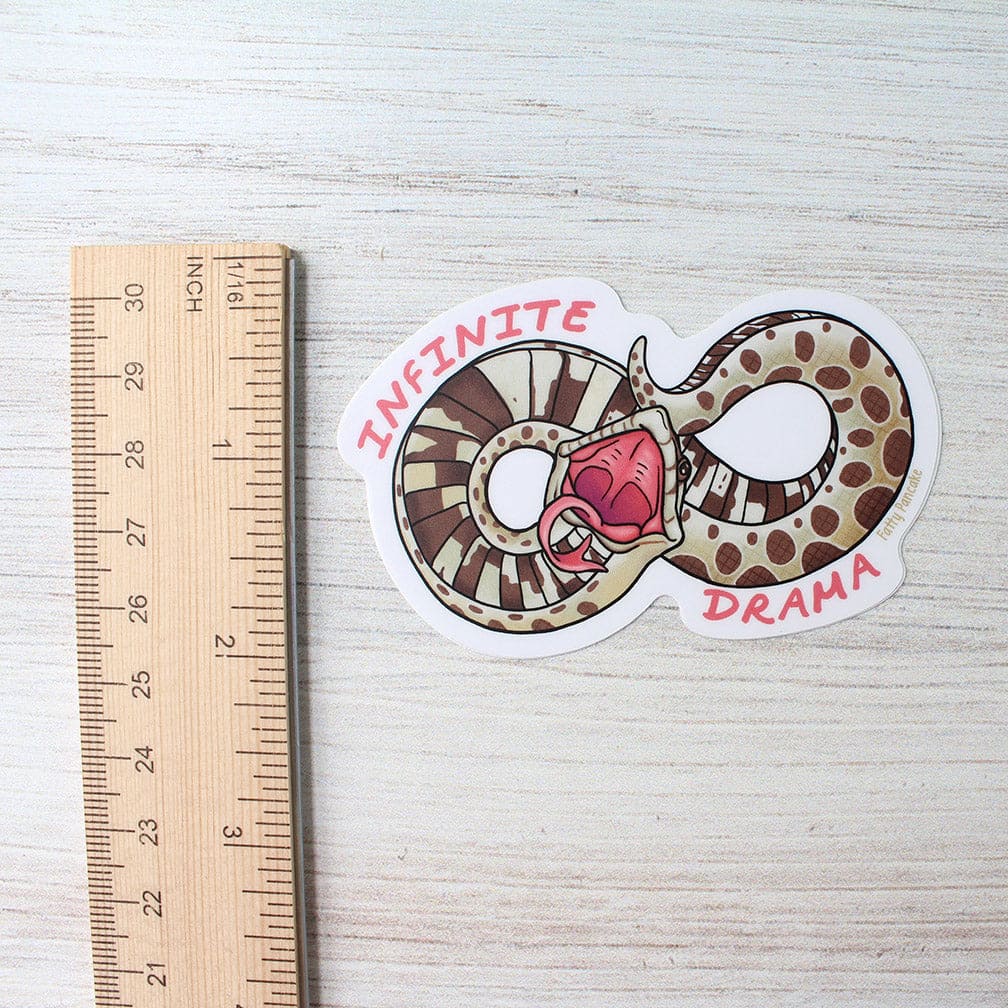 Hognose Snake Drama Sticker