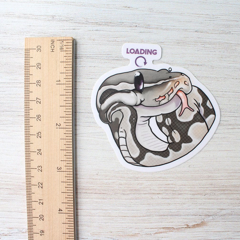 Ball Python Loading Sticker