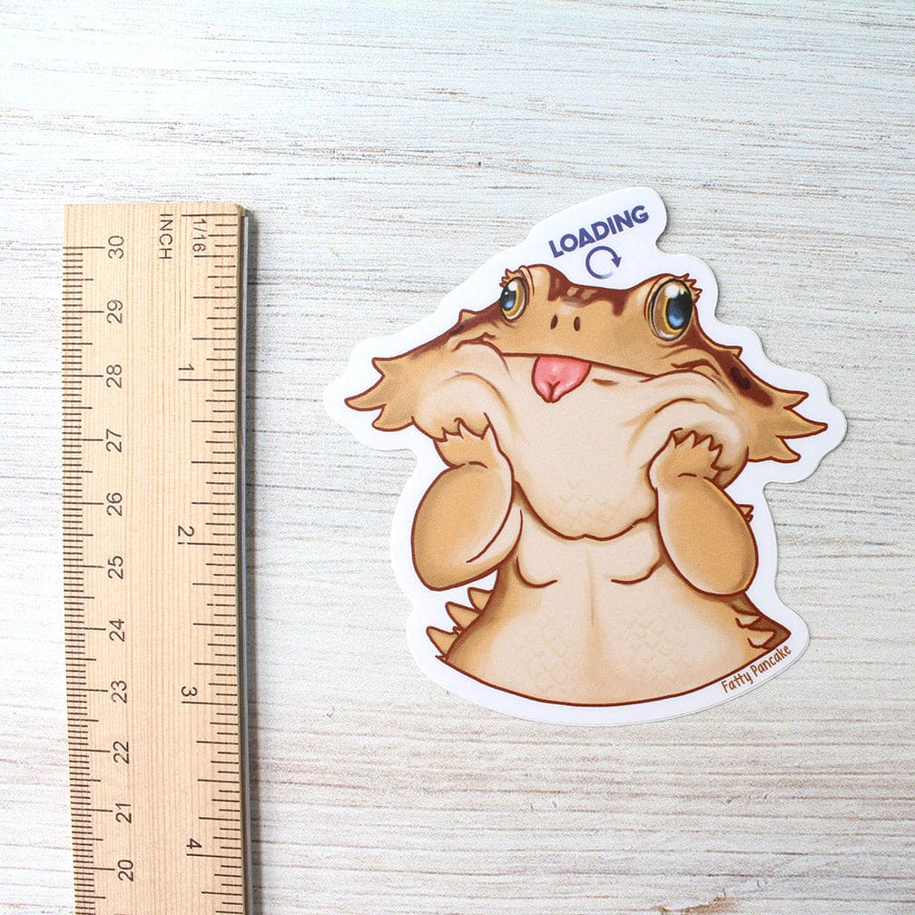 Bearded Dragon Loading Sticker