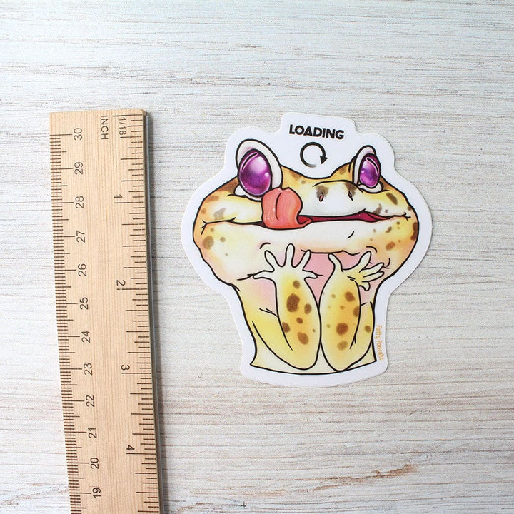 Leopard Gecko Loading Sticker