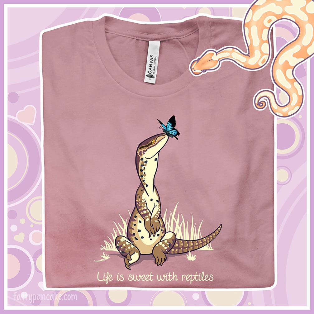 La vida es dulce con la camiseta Reptiles Argus 