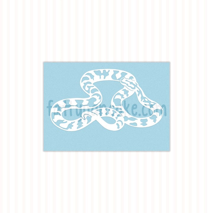 Jungle Carpet Python Decal, Waterproof Vinyl Decal, Cute Snake Reptile ...