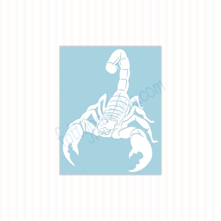 Emperor Scorpion Decal, Waterproof Vinyl Decal, Cute Reptile Gift