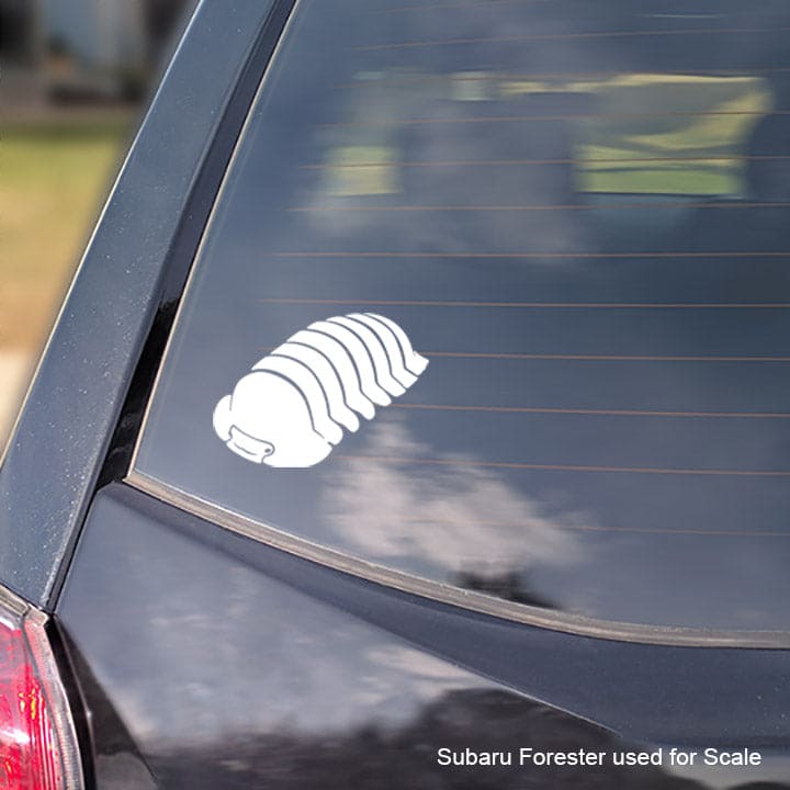 Rubber Ducky Isopod Decal, Personalized Waterproof Vinyl, Cute insect Car Decal