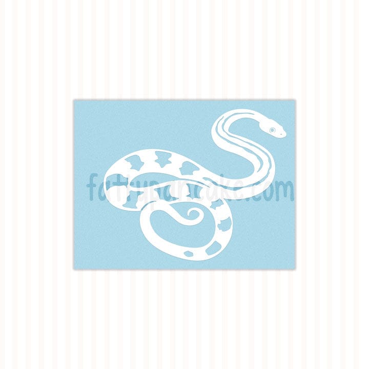 Calcomanía Trans Pecos Ratsnake, calcomanía de vinilo impermeable, lindo regalo de reptil serpiente
