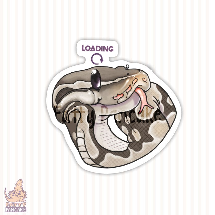 Ball Python Loading Sticker