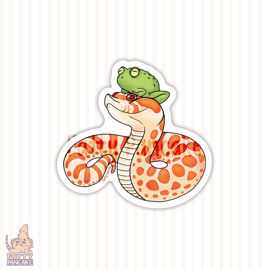 Hognose Snake Froggo Sticker – Fatty Pancake