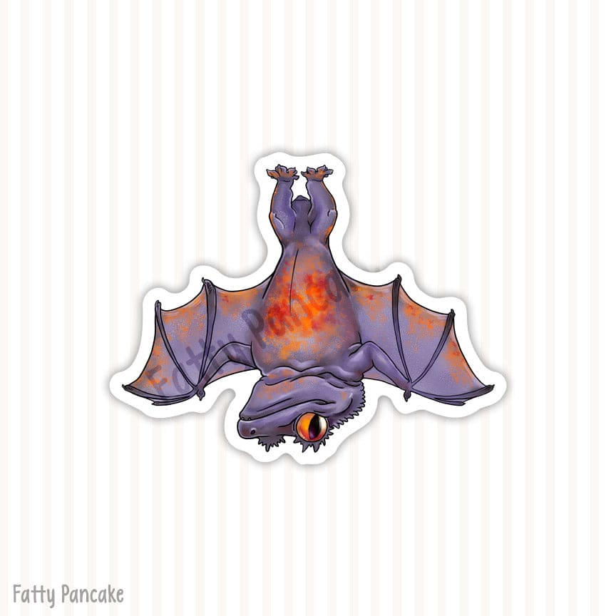 I'm a Bat Crested Gecko Halloween Sticker