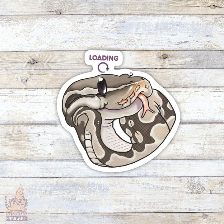 Ball Python Loading Sticker