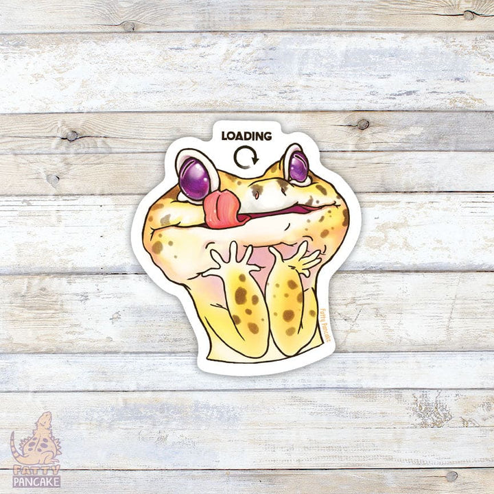 Leopard Gecko Loading Sticker