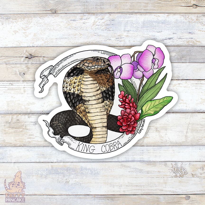 King Cobra Banner Sticker