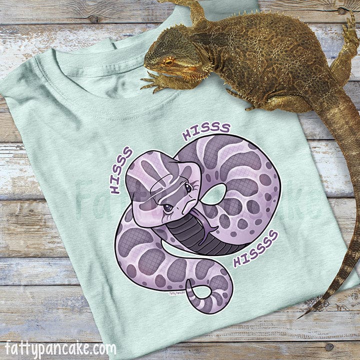 Hognose Snake Gift Tshirt, Hiss Hiss Reptile Silly Tee