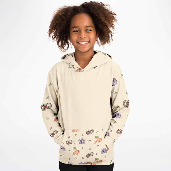 Hognose Snake Kids and Youth Hoodie, Cute Reptile Pullover