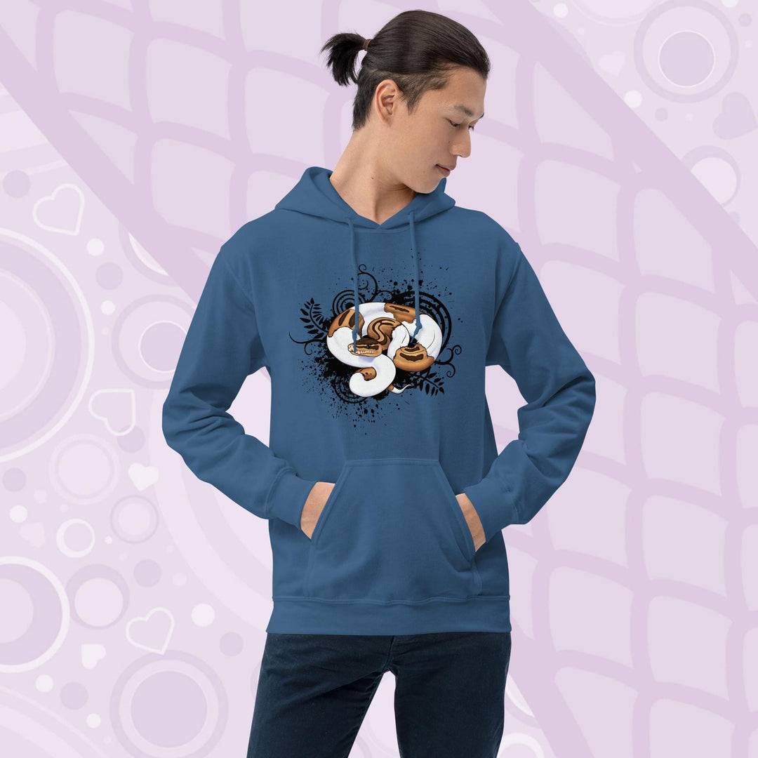 Pied Ball Python Snake sudadera con capucha, regalo de reptil 