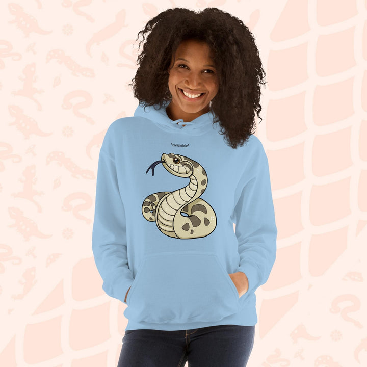 Serpiente tonta de Hognose, linda sudadera con capucha de reptil 