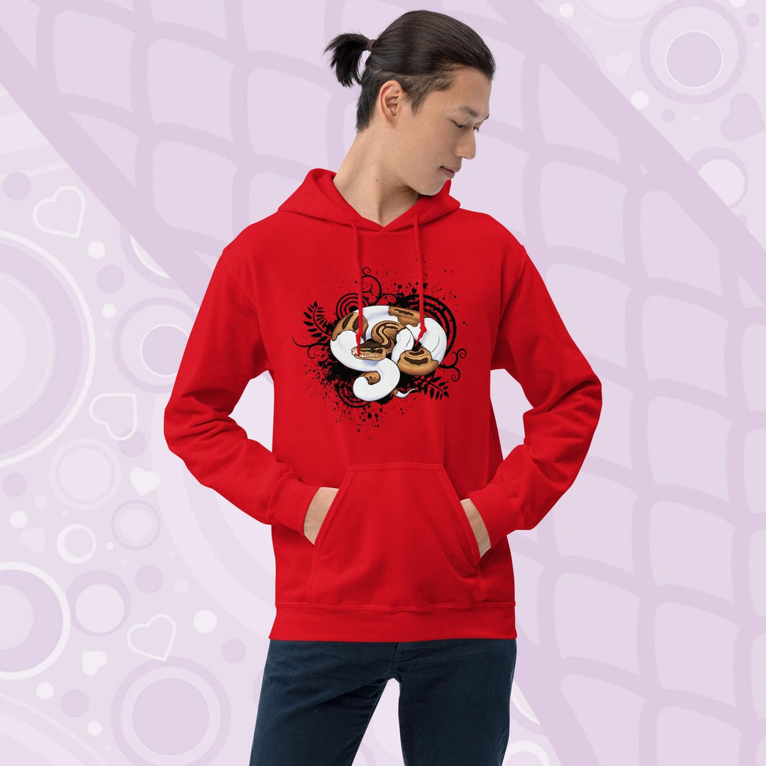 Pied Ball Python Snake sudadera con capucha, regalo de reptil 
