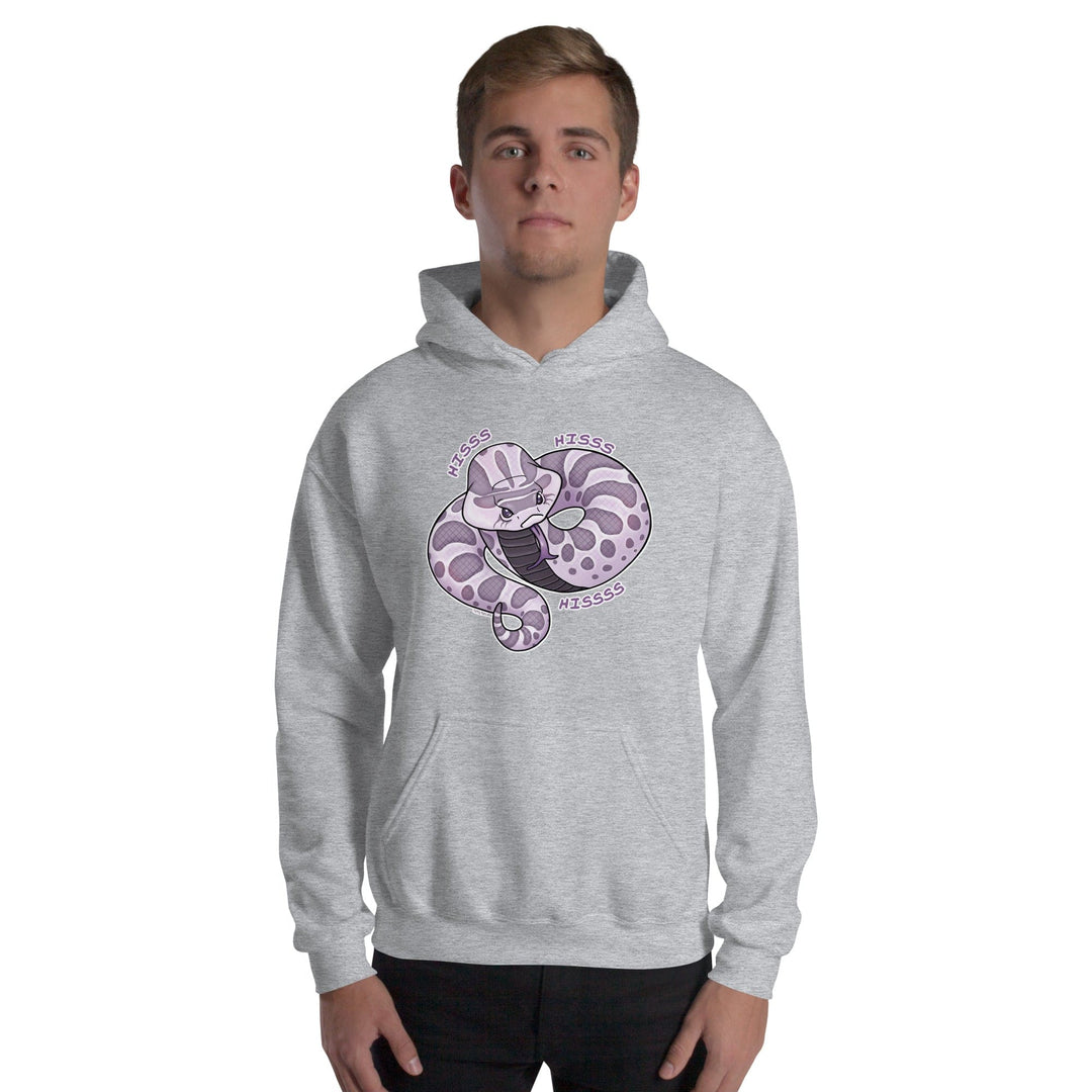Hognose Snake Adult Hoodie, Cute Reptile Pullover Hiss Hiss