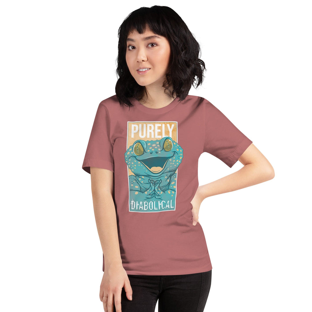 Camiseta Tokey Gecko puramente diabólica, camisa de regalo de lagarto unisex, ropa de reptil divertida