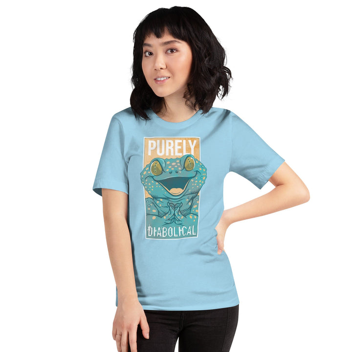 Purely Diabolical Tokey Gecko Tee, Unisex Lizard Gift Shirt, Funny Reptile Apparel