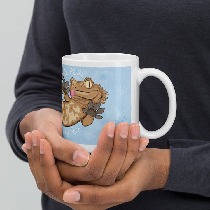 Crested Gecko Itsy Bitsy Feet Mug